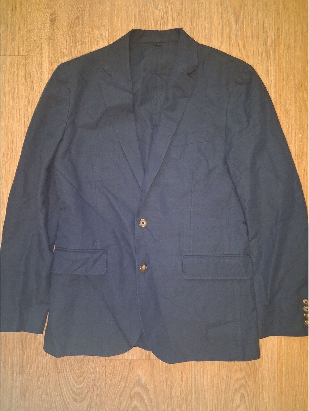 NEW J Crew Ludlow Baird McNutt Linen Sport Coat 36S Navy